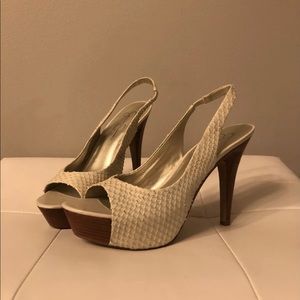 Jessica Simpson Snake Skin Slingback Size 10